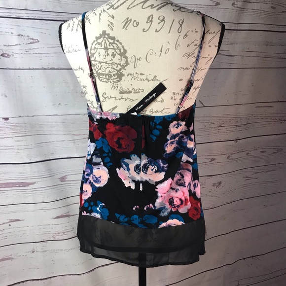 2 Tops Mason + Mackenzie Cami Sheer Floral XS - Picture 9 of 16